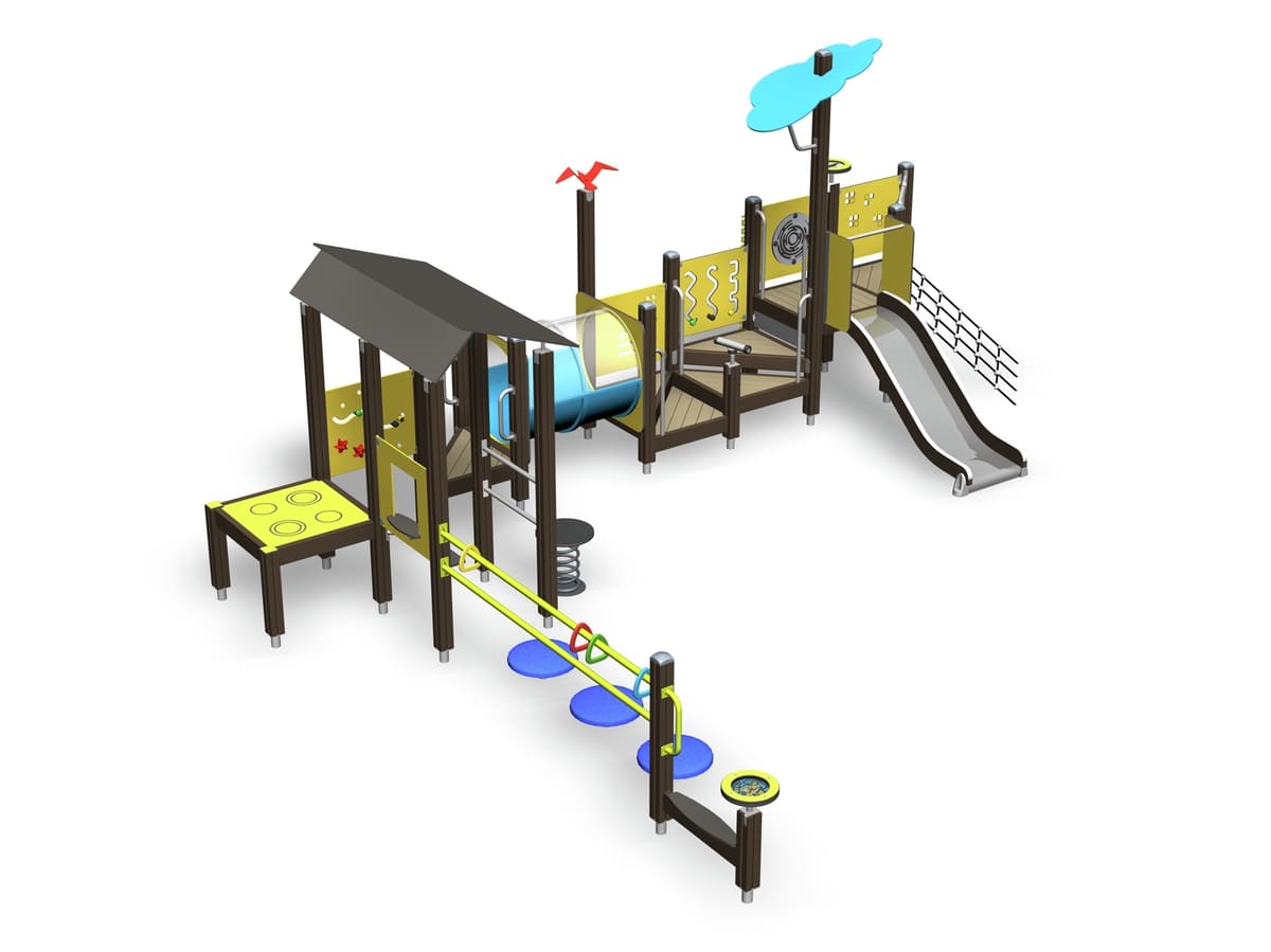 Lappset, Activity Tower, JP137601, 3D
